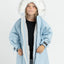 Dryrobe Advance Alpine Kids Long Sleeve - Ice Blue/Grey