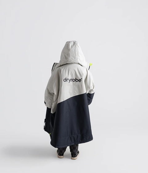 Dryrobe Advance Kids Long Sleeve - Anthracite/Lime