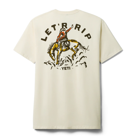 "Let'r Rip" Short Sleeve Tee - Ecru