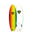 Ezi Rider MR Twin Fin 6'6" - Rasta