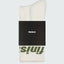Finisterre Crew Sock - Ecru/Marsh Green