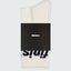 Finisterre Crew Sock - Ecru/Navy