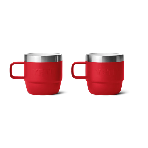 Rambler 6oz Stackable Mug 2pack - Rescue Red