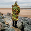 Dryrobe Advance Long Sleeve Block Colour Range - Camo Grey Green Remix