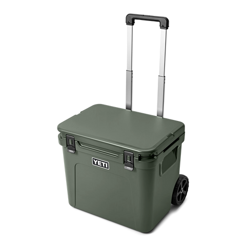 Roadie 60 Wheeled Cool Box - Camp Green