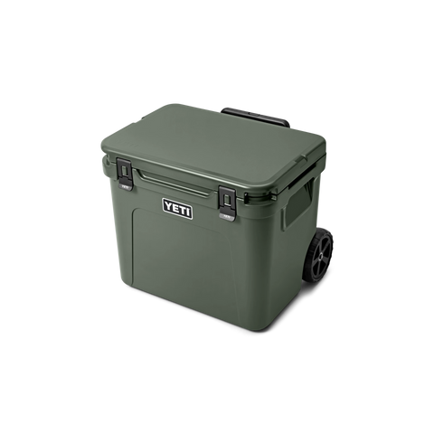 Roadie 60 Wheeled Cool Box - Camp Green