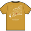 Shop Map Logo Organic T-Shirt - Mustard