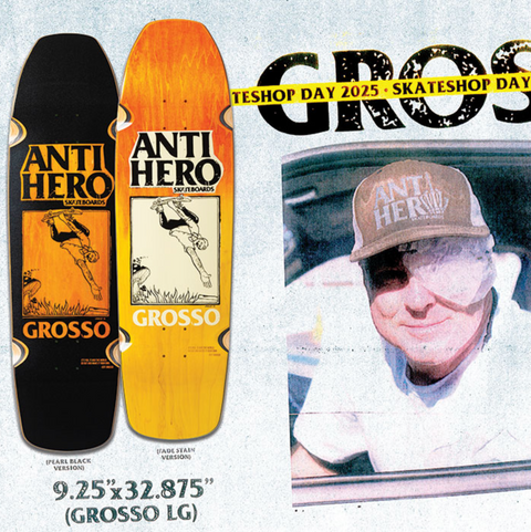 Skate Shop Day 2025 "Grosso Hand Plant Wheels" Orange - 9.25"