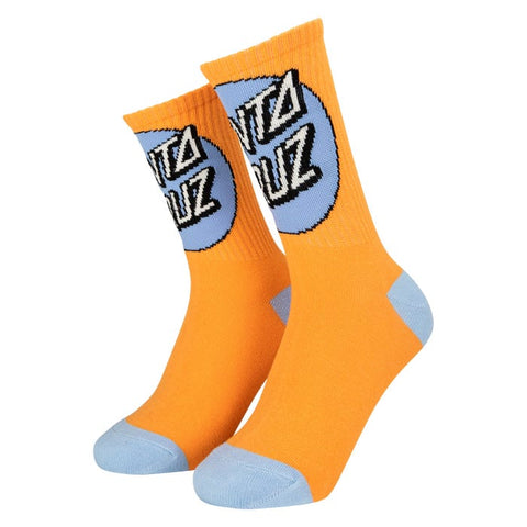 Youth Sock 8-12 - Teal/Apricot