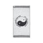 T&C Surf Designs Jaccard Towel - Black and White
