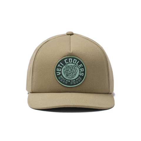 Bear Proof Woven Mid Pro Flat Brim Hat - Taupe