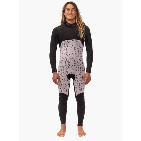 7 Seven Seas 4/3 Full Suit Chest Zip - Black
