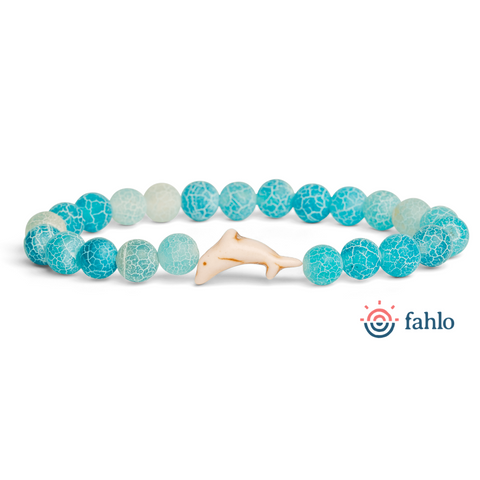 Odyssea Bracelet - Dolphin - Aqua Blue