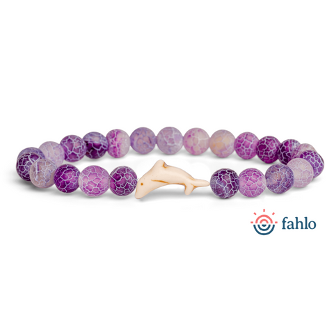 Odyssea Bracelet - Dolphin - Coral Reef Violet