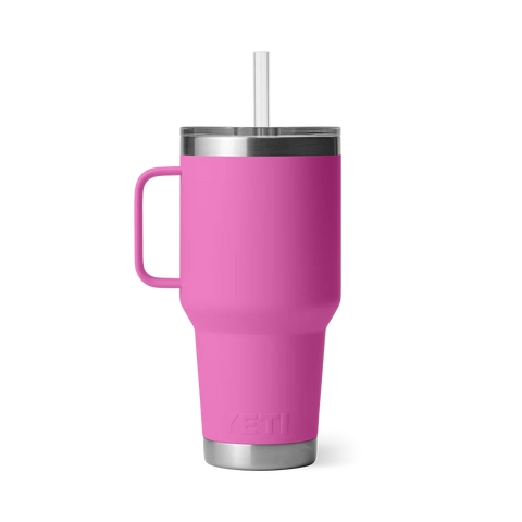 Rambler 35oz Mug with Straw Lid - Wildflower Fuchsia