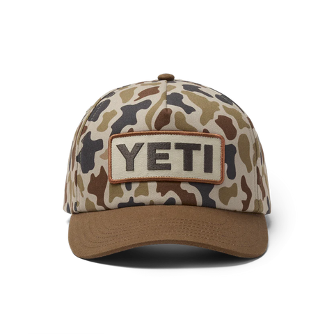 Mid Pro Flat Brim Logo Hat - Wetlands Camo