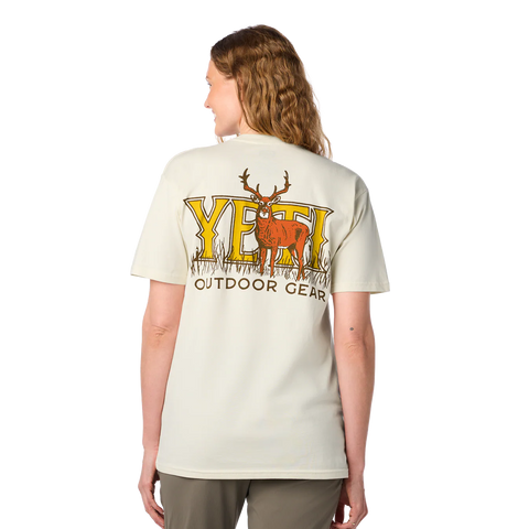 "Whitetail" Short Sleeve Tee - Ecru
