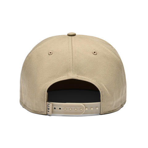YETI Wood Duck Flat Brim Hat - Khaki