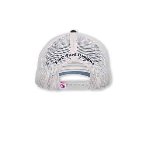 YY Multi Colour Trucker Cap - Black/Natural (Gradient Logo)