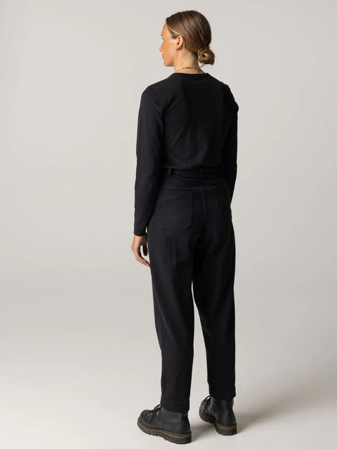 Yarrel Canvas Trouser - Black