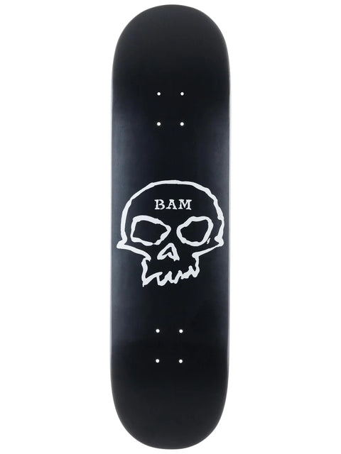x Bam Margera "Single Skull" - 8.25" Black