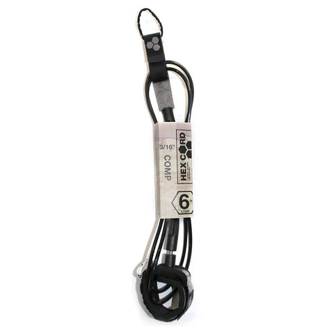 Hex Comp Leash 6' Comp - Black