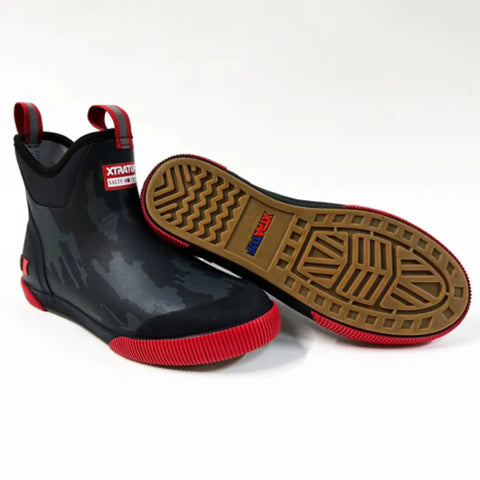 x Salty Crew "Elevate" Men's Deck Boot - Black Green