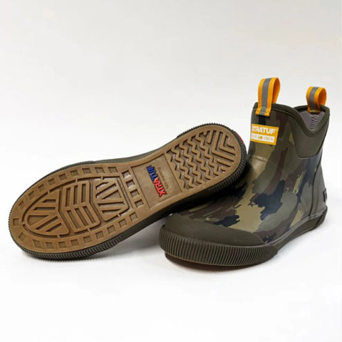x Salty Crew "Elevate" Men's Deck Boot - Camo Green