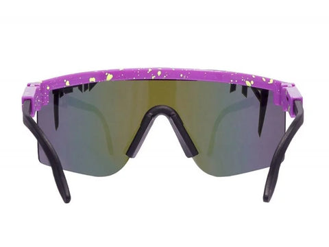 The Donatello Polarized Double Wide  - Polarized Purple Mirror