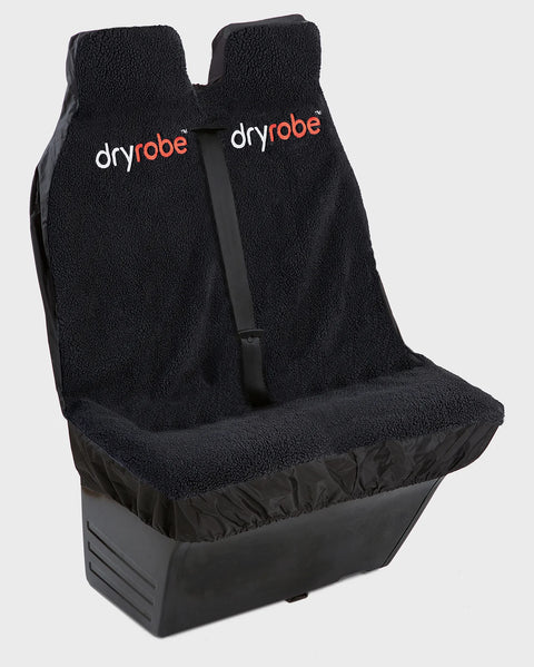 Double Carseat Cover - Black/Black