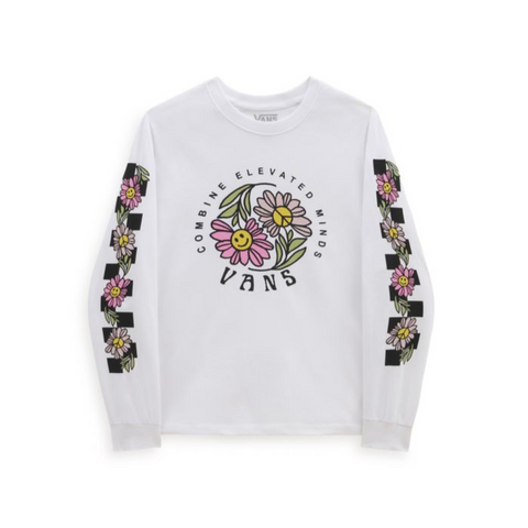 Elevated Floral LS - White
