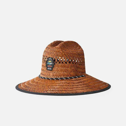 Logo Straw Hat - Brown