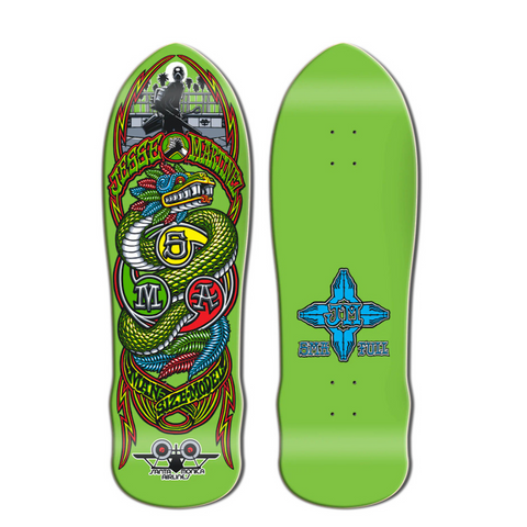 x SMA Skateboards - Jessee Martinez "Snake" *Ltd Edition of 100* Green Dip
