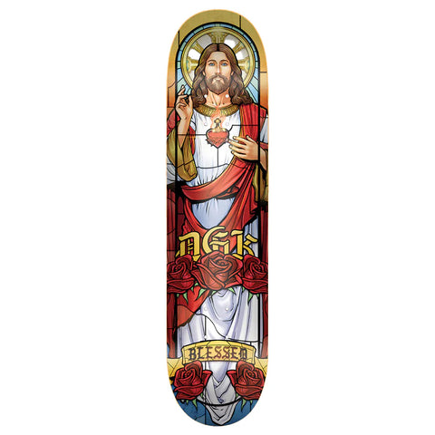 "Prince of Peace" Rainbow Stained Glass Deck - 8.1"