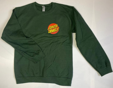 Santa Davids Sweatshirt - Forest Green