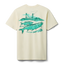 "Tarpon Flies" Shot Sleeve Tee - Ecru