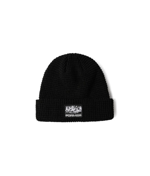 Theater Patch Beanie - Black