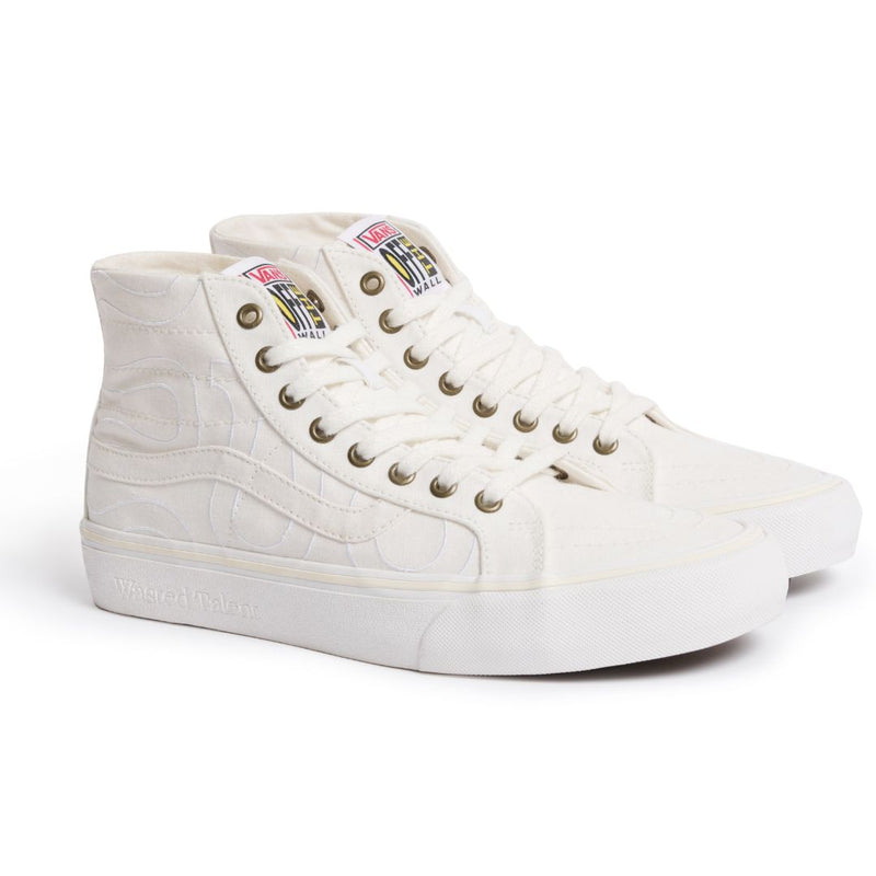 x Wasted Talent SK8 HI 38 DECON VR3 SF SHOES BLANC DE BLANC