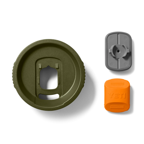 Rambler Travel Mug 2.0 20oz (591 ml) - Olive/King Crab Orange