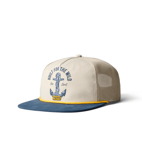 Open Seas Rope Hat - Tan/Navy