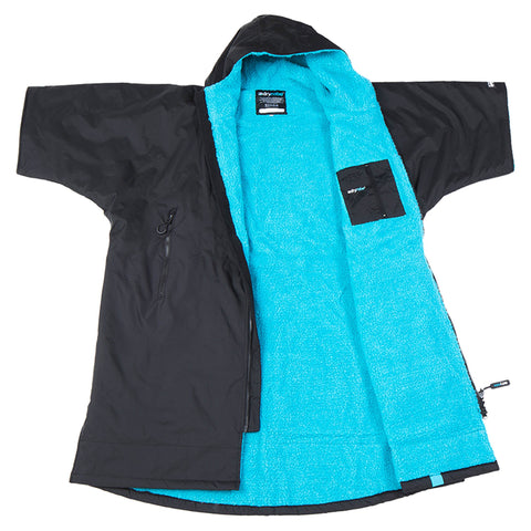 Dryrobe Advance Short Sleeve - Black/Blue