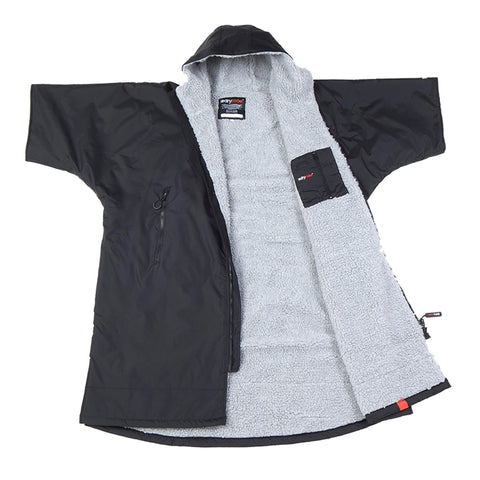 Dryrobe Advance Short Sleeve - Black/Grey