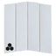 4 Piece Front Pad - White BioGrip