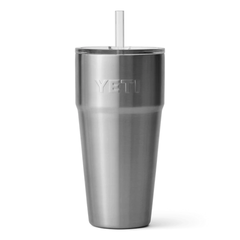 Rambler 26oz Straw Cup - Stainless Steel