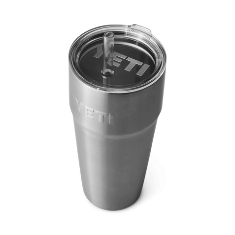 Rambler 26oz Straw Cup - Stainless Steel