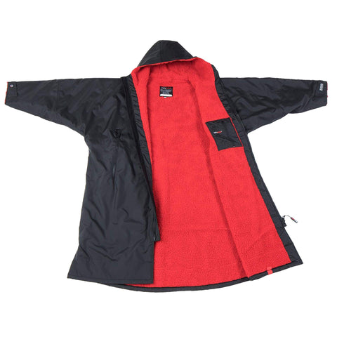 Dryrobe Advance Long Sleeve - Black/Red
