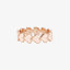 Love Enamel Heart Ring - Rose Gold