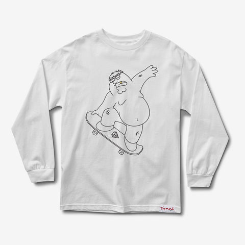 Family Guy "Peter Griffin" Long Sleeve - White