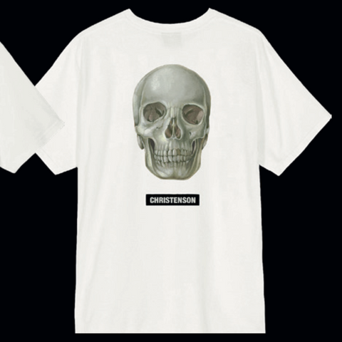 Round Skull T-Shirt - White