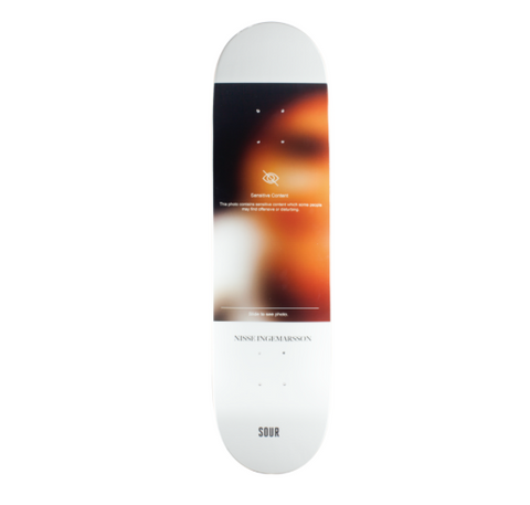 Nisse "Sensitive Content" - White 8.125"
